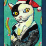 YoshikoOnda_白いシャツの猫