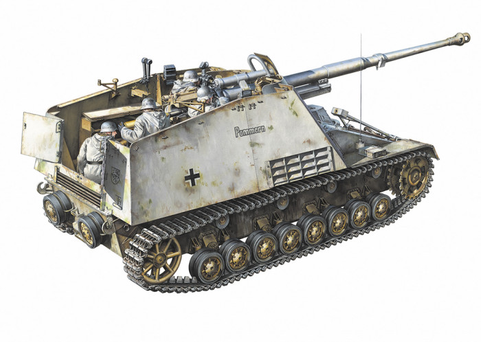 10010-02 大西將美「ドイツ・重対戦車自走砲　ナースホルン」550,000 円
